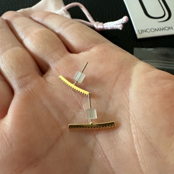 Uncommon James Illusion Stud Earrings NWOT - Picture 4 of 7